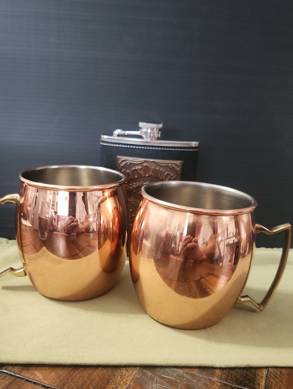 Copper? Mugs And Flask